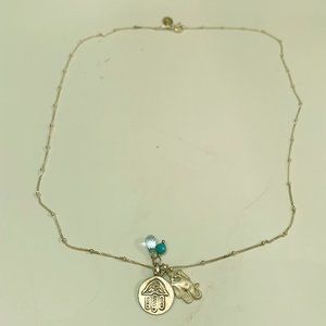 Satya Ganesha Silver Turquoise Necklace
